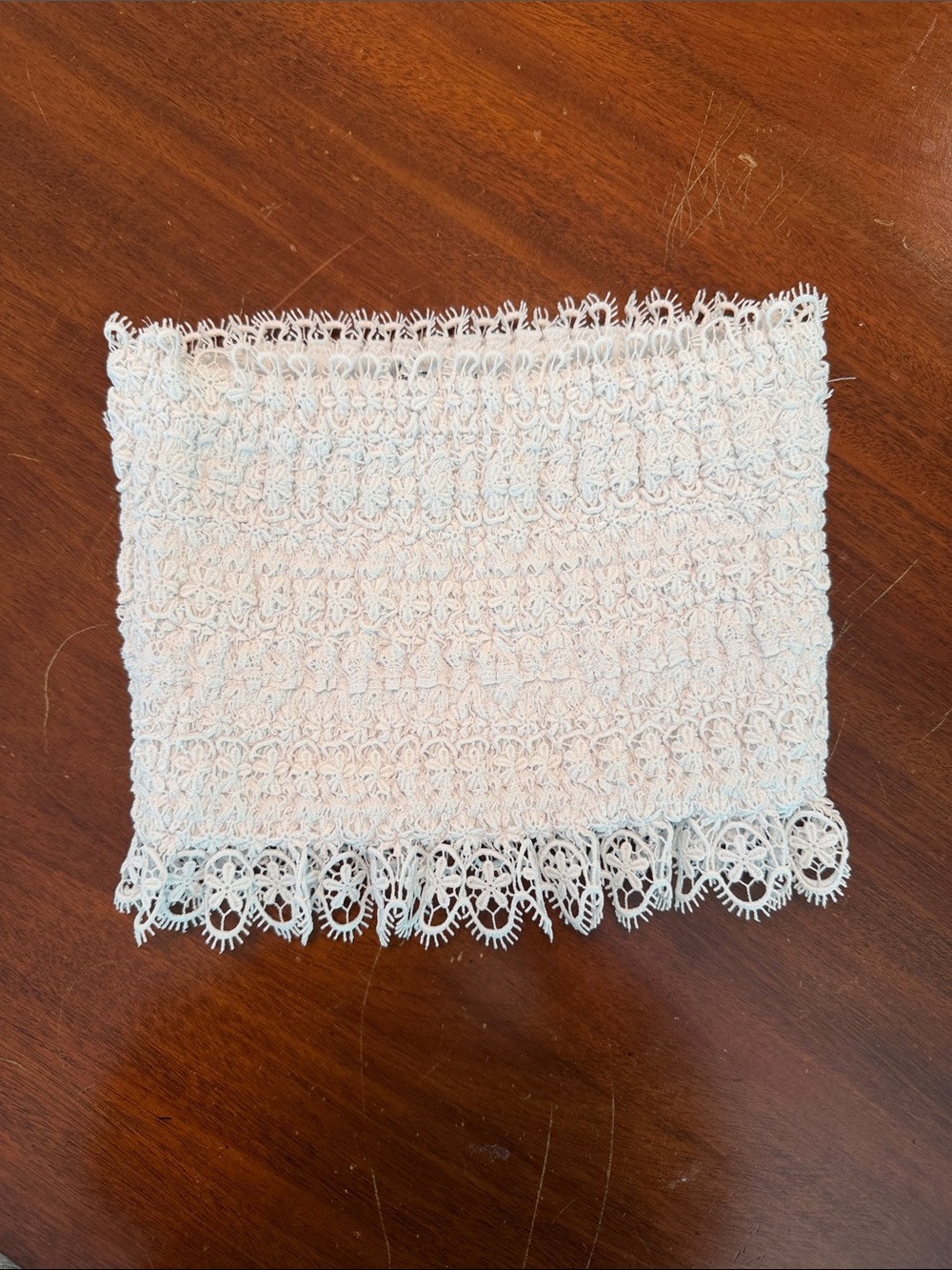 Charo Ruiz White Lace Crop Top